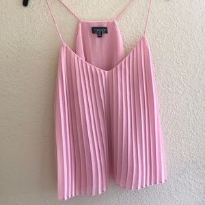 Topshop pink tank